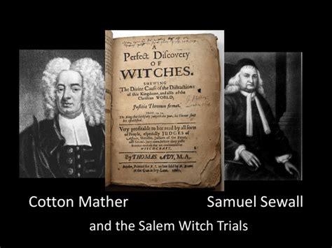 In relation to the occult cotton mather